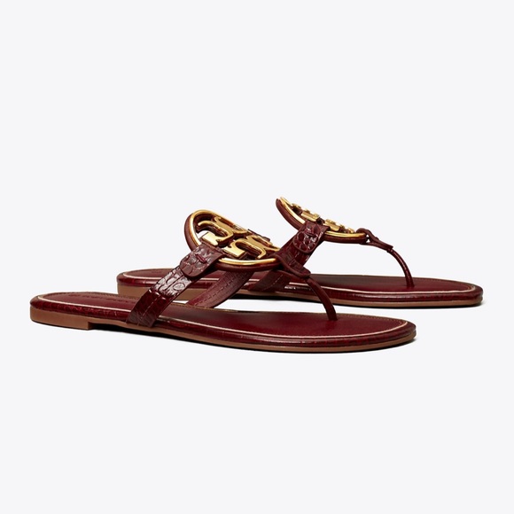 TORY BURCH MILLER METAL-LOGO SANDAL - Picture 7 of 10